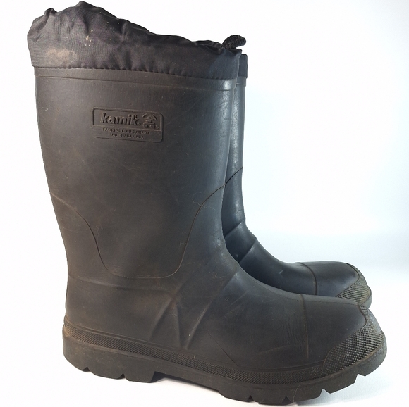 Kamik Men's Forester Liner Winter Rain Boots, 12 - Picture 1 of 10